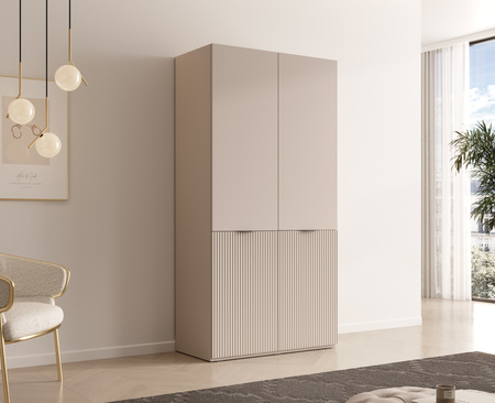 Zweitüriger Kleiderschrank Zen in Kaschmir