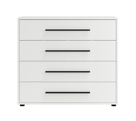 Weiße Kommode Modena K4SZ 100 cm mit Schubladen