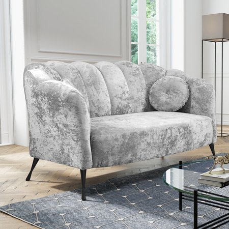 Zweisitzer-Sofa Adria Rosa Farbe 155 cm breite