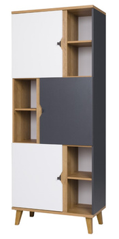Bücherregal Aster R3D mit drei Türen