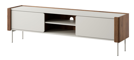 TV-Schrank Kalon 180 cm in Kaschmir / Warmia-Nussbaum mit Metallfüßen