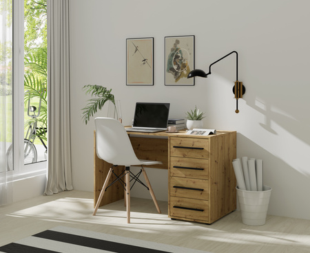 Schreibtisch Modena 120x60 in Eiche Artisan