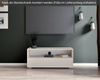 Weißer TV-Schrank Tebris 100 cm im minimalistischen Stil