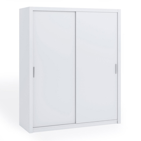 Weißer Schiebetürenschrank Tamiza 180 cm