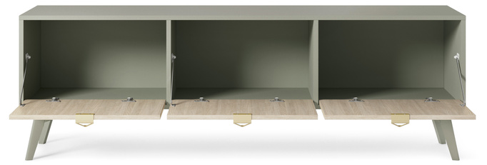 TV-Schrank Silva 158 cm in Eukalyptus + Scandi-Furnier
