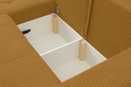 Ecksofa Palermo mit Schlaffunktion und Bettkasten