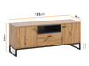 TV-Lowboard Randy 135 cm mit Metallfüßen