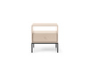 Der stilvolle Nachttisch Bari in Beige