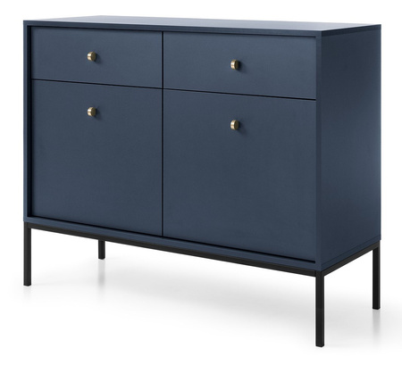 Die stilvolle Kommode Bari KSZ104 in Marineblau