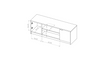 TV-Lowboard Martin 2D 135 cm