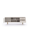 Moderner TV-Schrank Nubia 150 cm mit zwei Schubladen
