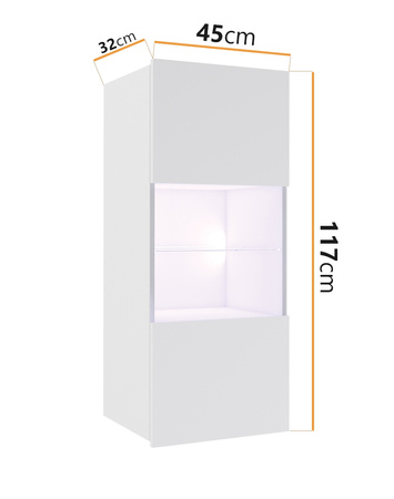 Hängende Vitrine Montreal – Kaschmir