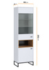Hochvitrine Randy 60 cm mit Metallfüßen