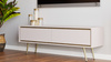 TV-Schrank Tori 150 cm mit Metallfüßen in Cashmere