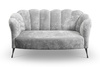 Zweisitzer-Sofa Adria Rosa Farbe 155 cm breite