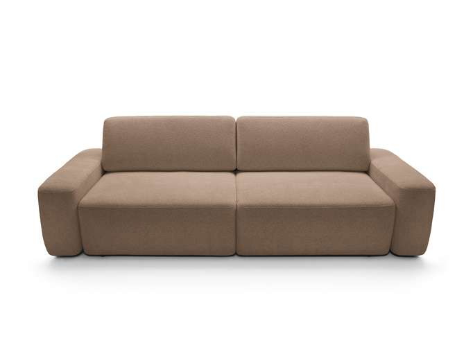 Sofa OLMI Design Raven 45 schokobraun dunkelbraun Soft-Stil