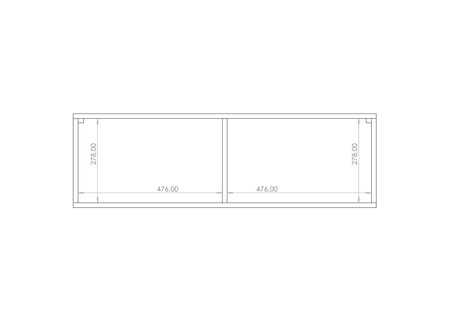TV-Schrank Kolder 100 cm in Eiche Artisan mit geriffelten Fronten