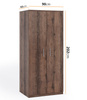 Kleiderschrank Tamiza SZ2D, Breite 90 cm 2-türig