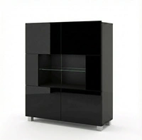 Schwarz / Schwarz glänzend \ Ohne Beleuchtung