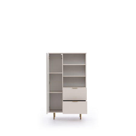 Modernes Bücherregal Nubia R1D2SZ in Kaschmir 