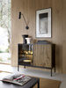 Kommode Lagos mit schwarzen Metallbeinen + LED