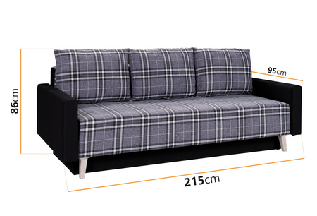 Skandinavisches Sofa Aster mit Schlaffunktion