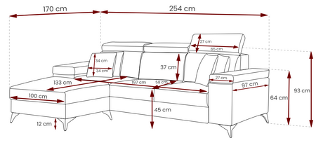 Ecksofa Rubi