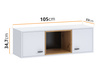 Hängeschrank Randy WISZ2D 105 cm