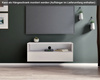 Weißer TV-Schrank Tebris 100 cm im minimalistischen Stil