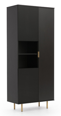 Dreitürig Regal Nubia R3D in Schwarz