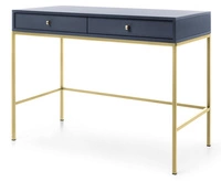 Marineblau + goldene Füße