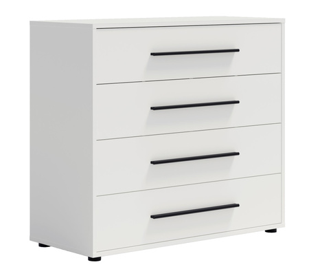 Weiße Kommode Modena K4SZ 100 cm mit Schubladen