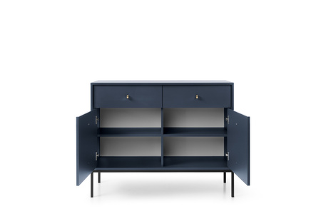 Die stilvolle Kommode Bari KSZ104 in Marineblau