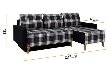 Ecksofa Aster mit Schlaffunction
