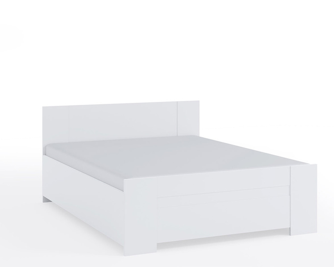 Doppelbett Tamiza 160 x 200 cm Weiß