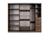 Schwebetürenschrank Martin SZ250 mit Spiegel und Beleuchtung