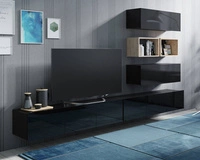 Schwarz + Schwarz glänzend / Artisan Eiche