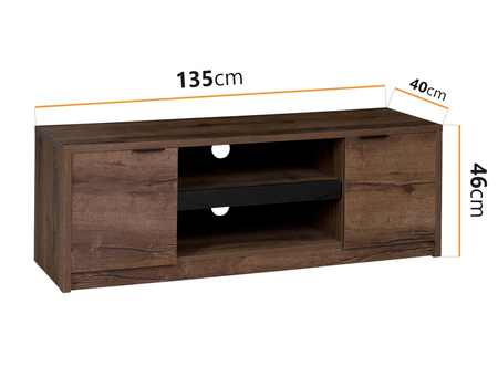 TV-Lowboard Martin 2D 135 cm