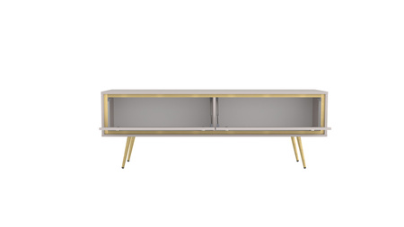 TV-Schrank Tori 150 cm mit Metallfüßen in Cashmere