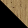 Schwarz / Artisan Eiche