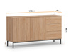 Kommode Dallas K2D3SZ Hikora mit Metallfüße