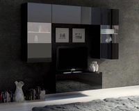 Schwarz / Schwarz glänzend \ Ohne Beleuchtung