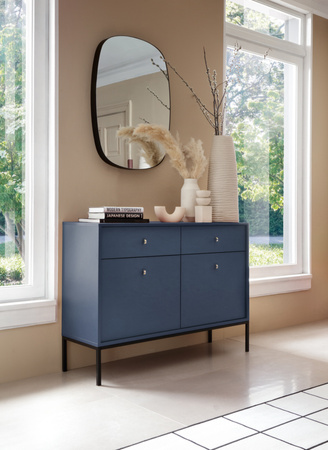 Die stilvolle Kommode Bari KSZ104 in Marineblau