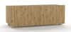 TV-Schrank Kolder 100 cm in Eiche Artisan mit geriffelten Fronten
