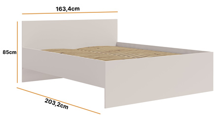 Bett Modena 160 x 200 cm in Kaschmir
