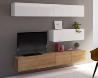 Weiß + Weiß glänzend / Goldene Eiche