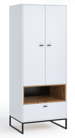 Kleiderschrank Randy SZ2D 2-türig mit Metallfüßen