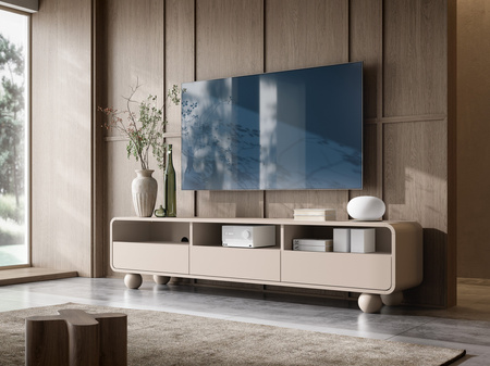 TV-Schrank Orion 180 cm mit Schubladen Kaschmir