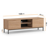 TV-Lowboard Dallas 2D 150 cm