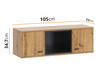 Hängeschrank Randy WISZ2D 105 cm